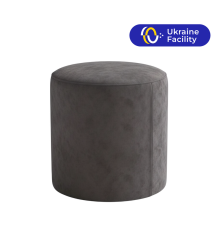 Пуф круглий каркасний TELA 430х430х460 (тканина)