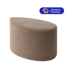 Пуф крапля каркасний TELA 450х650х460 (тканина)