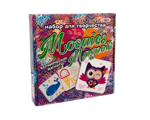 Набор для творчества Strateg Mosaics magnets на русском языке (882)