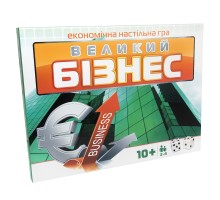 Настольная игра Strateg Большой бизнес экономическая на украинском языке (30452)