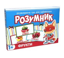 Игра Strateg Маленький умник серия фрукты на украинском языке (30303)