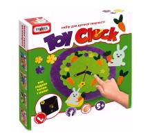 Набор для творчества Strateg Toy clock Заячья полянка на украинском языке (15)