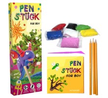 Набор для творчества Strateg Pen Stuck for boy на украинском языке 30762