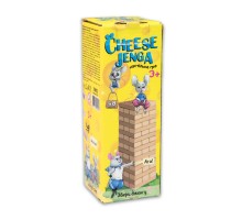 Настільна гра Strateg Дженга "Cheese Jenga" 48 брусків (30718)