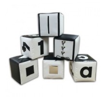 Набор кубиков черно-белый TIA-SPORT