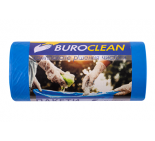 Пакеты для мусора 60л/20 шт, крепкие, синие, 600х800мм, 22мкм  BuroClean EuroStandart