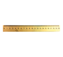 Лінійка дерев'яна 20 см (шовкографія)