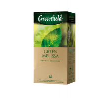 Чай зелений GREEN MELISSA 1,5гх25шт., "Greenfield" , пакет