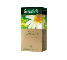 Чай трав'яний RICH CAMOMILE 1,5гх25шт., "Greenfield" , пакет