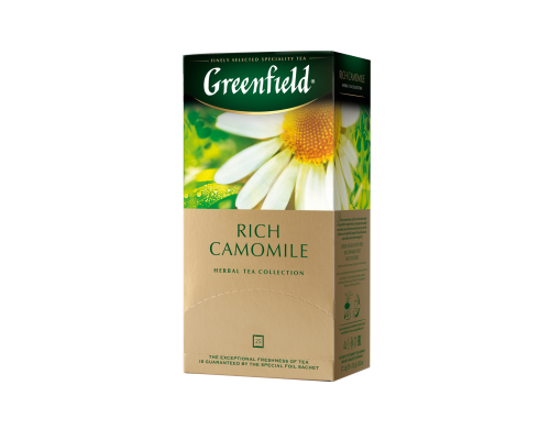 Чай травяной RICH CAMOMILE 1,5гх25шт., Greenfield , пакет