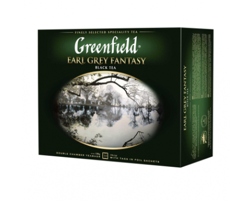 Чай чорний Earl Grey Fantasy 2гр.х50шт, Greenfield, пакет