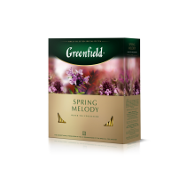 Чай чорний 1,5г*100, пакет, "Spring Melody", GREENFIELD