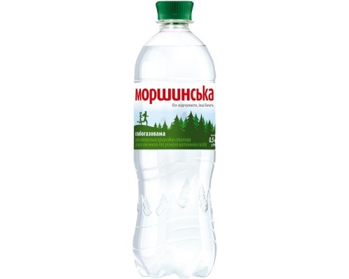 Вода мінеральна слабогазована, 0,5л, "Моршинська", ПЕТ