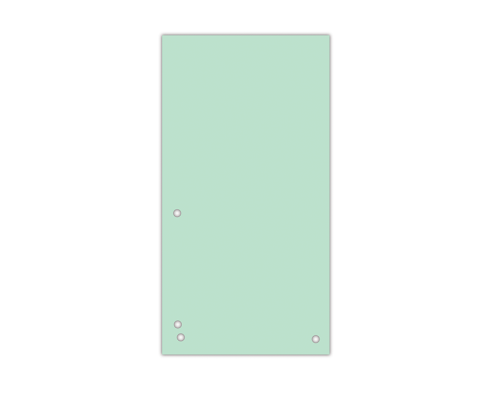 Індекс-розділювач 105х230 мм, 100шт., картон, зелений