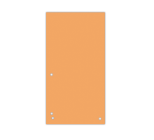 Індекс-розділювач 105х230 мм, 100шт., картон, помаранчевий