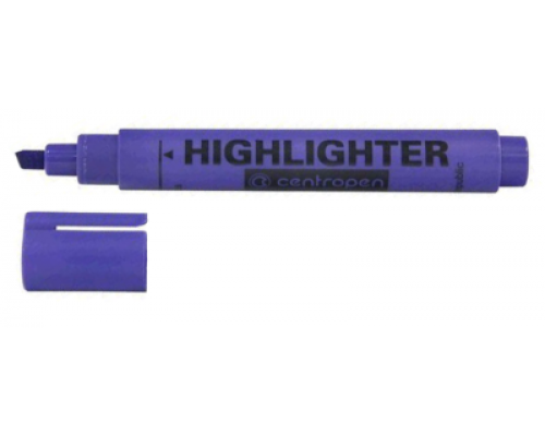 Текст-маркер флуорісцентний Fax клиновидний 1-4,6мм, фіолетовий