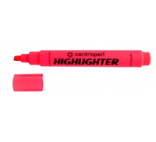 Текст-маркер флуорісцентний Fax клиновидний 1-4,6мм, рожевий