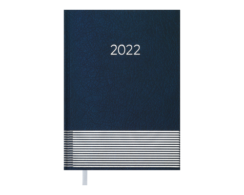 Щоденник датов. 2022 PARALLEL, A5, синій