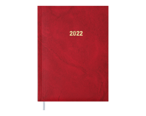 Щоденник датов.2022 BASE (Miradur), L2U, A5, червоний, бумвініл/поролон