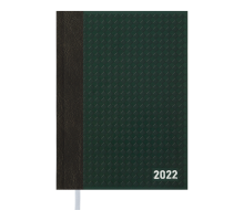 Щоденник датов. 2022 NEXT, A5, т-зелений