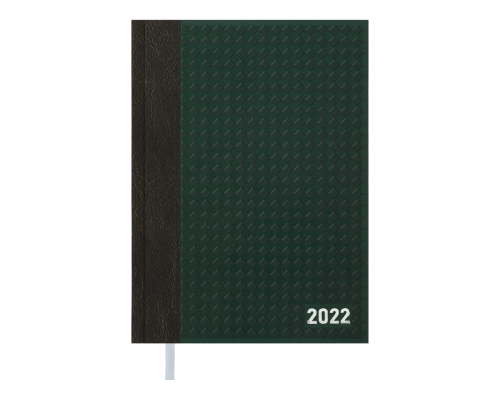 Щоденник датов. 2022 NEXT, A5, т-зелений