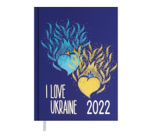 Щоденник датов. 2022 UKRAINE, A5, фіолетовий