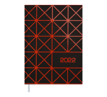 Щоденник датов. 2022 LINEA, А5, помаранчевий