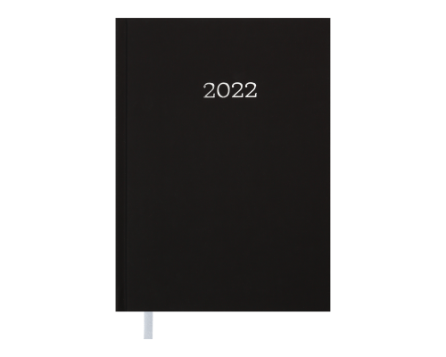 Щоденник датов. 2022 MONOCHROME, A5, чорний