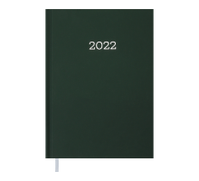 Щоденник датов. 2022 MONOCHROME, A5, зелений