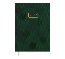 Щоденник датов. 2022 VELVET, A5, зелений