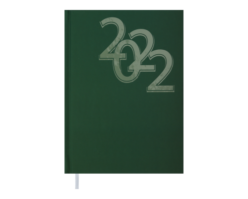 Щоденник датов. 2022 OFFICE, A5, зелений