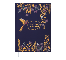 Щоденник датов. 2022 COLIBRI, A5, фіолетовий