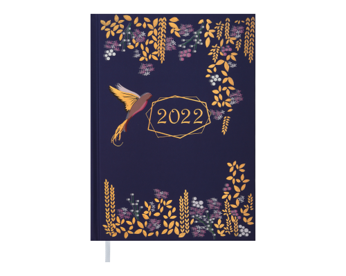 Щоденник датов. 2022 COLIBRI, A5, фіолетовий