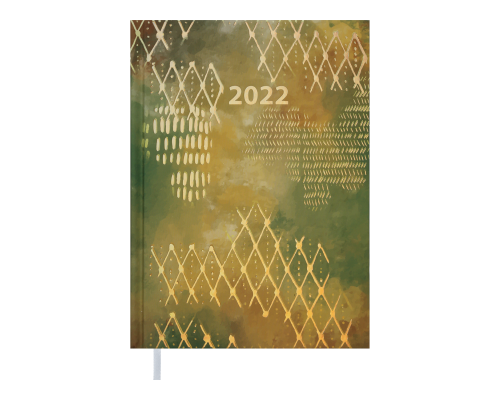 Щоденник датов. 2022 ONLY, A5, зелений