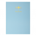 Книга канцелярська FAVOURITE, PASTEL, А4, 96 арк., клітинка, офсет, тверда ламінована обкладинка, блакитна