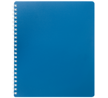 Зошит для нотаток CLASSIC, B5, 80 арк., клітинка, пластикова обкладинка, синій