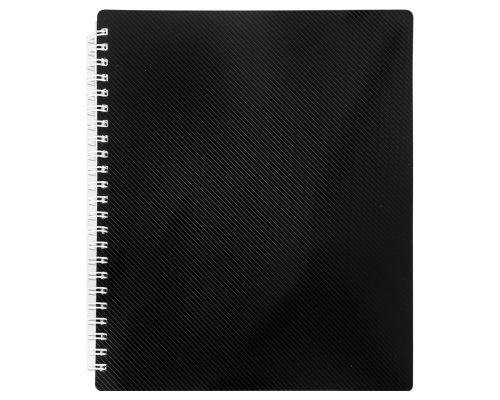 Зошит для нотаток NERO, В5, 96 арк., клітинка, пластикова обкладинка, чорний