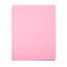 Зошит для нотаток В5, SUMMER TIME, PASTEL, 96 арк., клітинка, пласт.обкладинка, св.-рожевий/бузковий