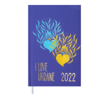 Щоденник датов. 2022 UKRAINE, A6, фіолетовий