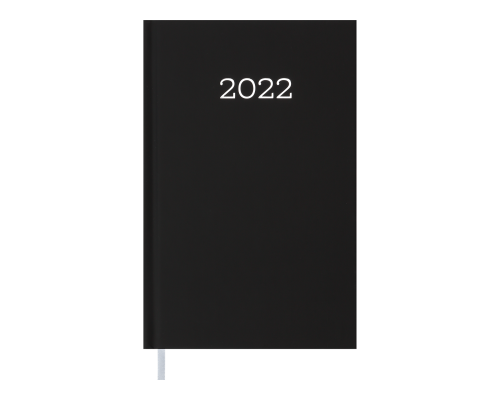 Щоденник датов. 2022 MONOCHROME, A6, чорний
