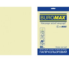 Папір кольоровий PASTEL, EUROMAX, бежевий, 20 арк., А4, 80 г/м²