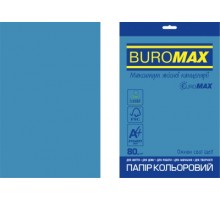Папір кольоровий INTENSIVE, EUROMAX, синій, 20 арк., А4, 80 г/м²