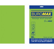 Бумага цветная INTENSIVE, EUROMAX, зеленая, 20 л., А4, 80 г/м²