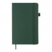 Книга записна ETALON 125*195, 96 арк., клітинка, обкл. штучна шкіра, зелений