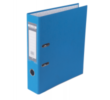 Папка-регистратор односторонняя LUX, JOBMAX, А4, ширина торца 70 мм, светло-синяя