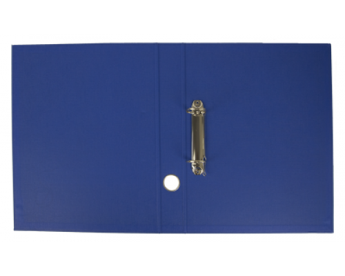 Папка-реєстратор двостороння, 2 D-обр.кільця, А4, ширина торця 40 мм, синя