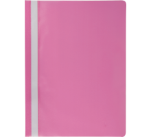 Папка-швидкозшивач з механізмом "вусики", JOBMAX, А4, 110/110 мкм, рожева