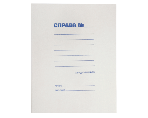 Папка СПРАВА, JOBMAX, А4, картон 0,3 мм