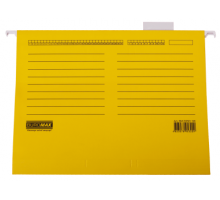 Файл підвісний картонний, А4,  жовтий, по 10 шт. в упаковці