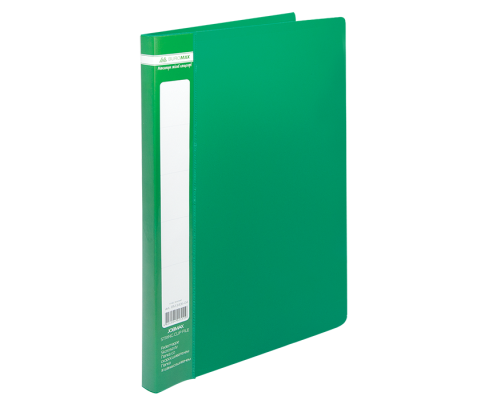 Папка пластикова зі швидкозшивачем, JOBMAX,  A4, зелена